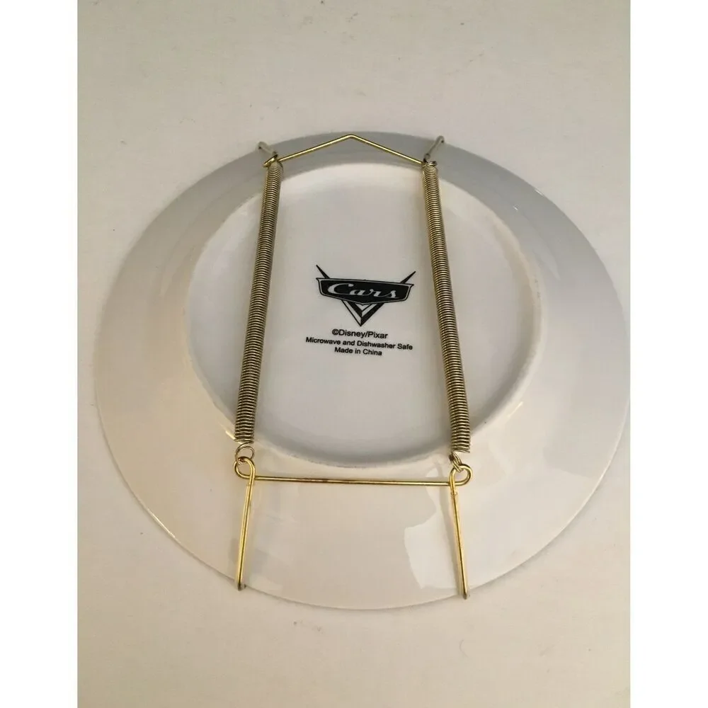Disney PIXAR Cars Lightning McQueen & Tow Mater Ceramic Dinnerware Plate